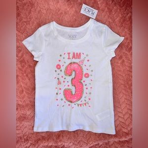 I am 3 birthday t shirt